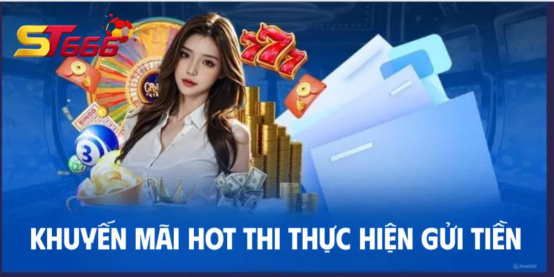 Khuyến mãi hot thi thực hiện gửi tiền